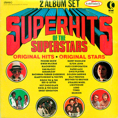 WFMU's Super Hits of the 70's front cover